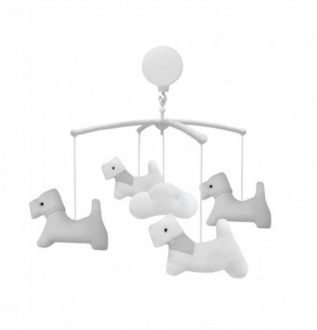 Mobile musical - Gris