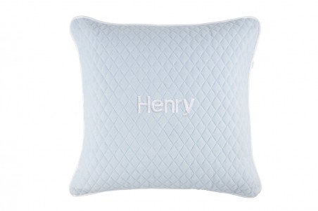 Coussin carré - Personnalisé - Collection - Baby Blue