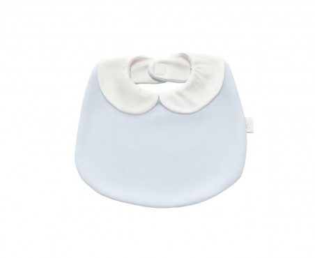 Bavoir col - Baby Blue