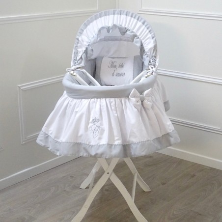 Couffin Gris Perle & Blanc - Colección Pharell