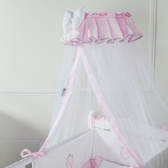 Ciel de lit de bébé  moustiquaire en voile Gris