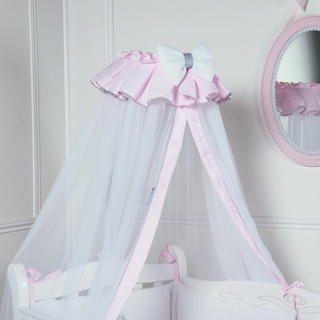 Ciel de lit de bébé  moustiquaire en voile Gris