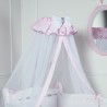 Ciel de lit de bébé  moustiquaire en voile Gris