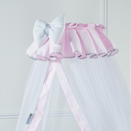 Ciel de lit de bébé  moustiquaire en voile Gris
