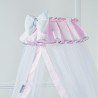 Ciel de lit de bébé  moustiquaire en voile Gris