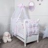 Ciel de lit de bébé  moustiquaire en voile Gris