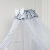 Ciel de Lit Gris Perle & Blanc - Collection Pharell