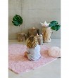 ALFOMBRA CORAZÓN ROSA Y SU COJÍN LAVABLE A MÁQUINA