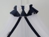 Baldacchino per letto - Collezione César Blu Navy
