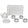 Teeservice mit grauer Box