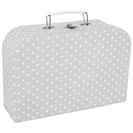 Servizio da tè con la sua scatola grigia