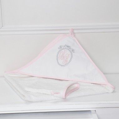 Mantella e guanto da bagno - Collezione Médaillon Couture