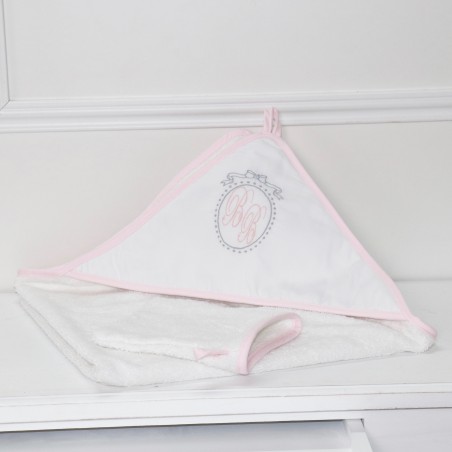 Capa de baño y guante - Colección Médaillon Couture