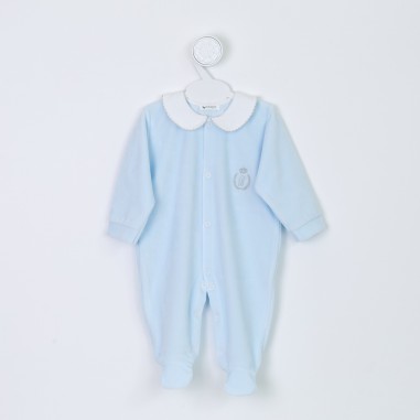 Macacão Pijama - azul celeste - Cocoon d'Amour