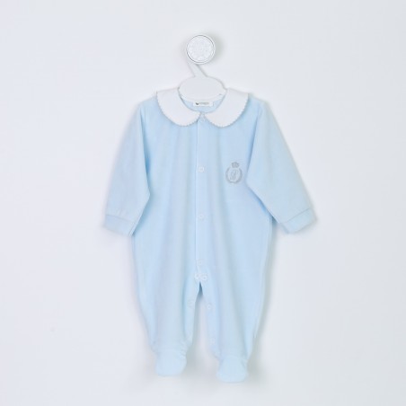 Pigiama pagliaccetto - azzurro - Cocoon d'Amour