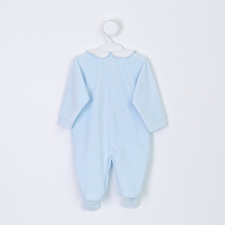 Strampler-Pyjama – Himmelblau – Cocoon d'Amour