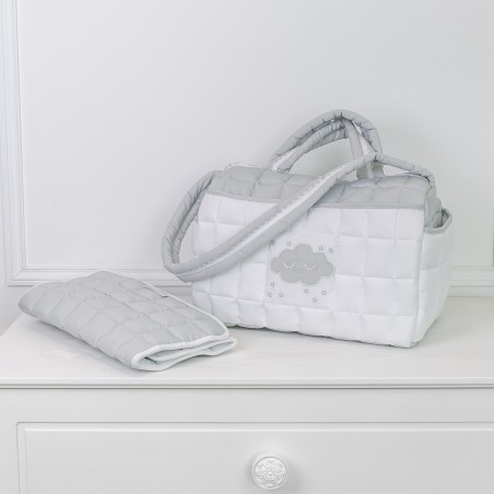 Bolso pañalera - Colección Nube Blanca