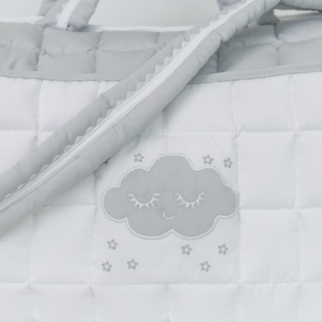 Bolso pañalera - Colección Nube Blanca