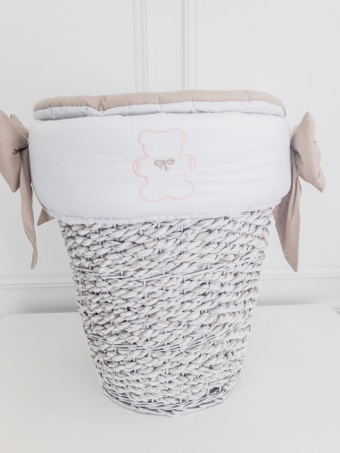 Corbeille à Linge - Collection Biscuit Teddy