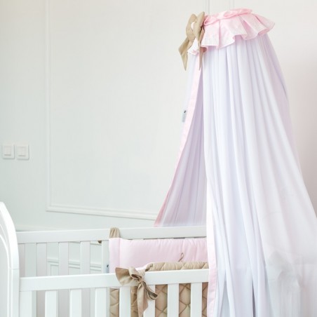 Ciel de Lit - Rose et Beige - Collection Do Ré Mi 