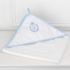 Badeumhang und Waschlappen – César Sky Blue-Kollektion 2