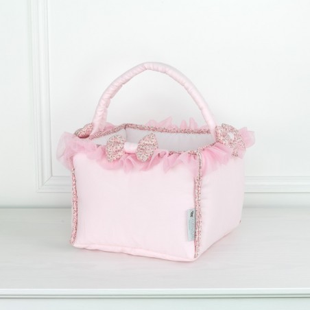 Cesto portaoggetti quadrato - Rosa cipria - Ma danseuse Etoile