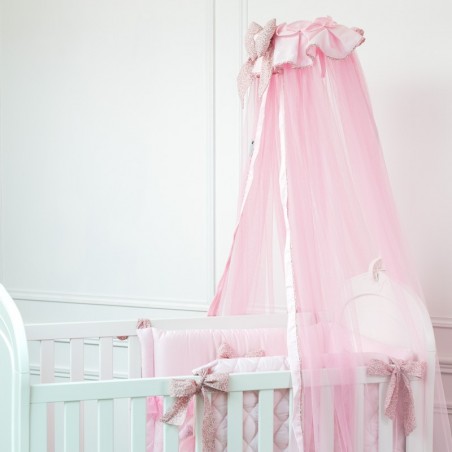 Dosel para cama - Rosa empolvado - Mi bailarina estrella
