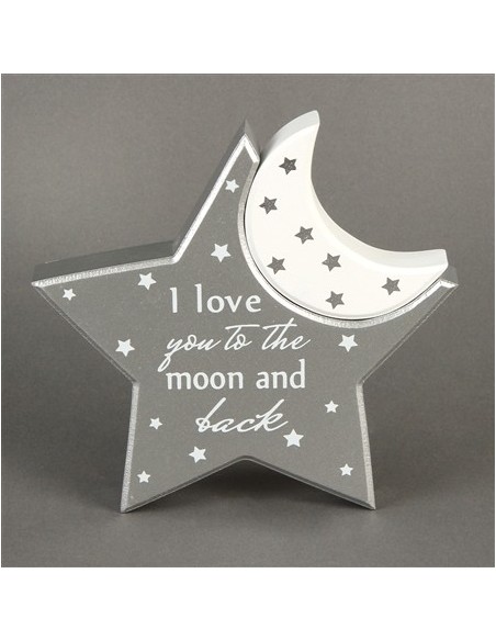 Decoração estrela da lua