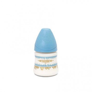 Ethnische Babyflasche - Weiß 150ml