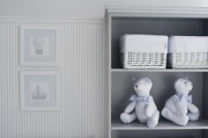 Cornice decorativa - Barca azzurra 2