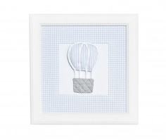 Cornice decorativa - Barca azzurra