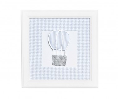 Cornice decorativa - Barca azzurra