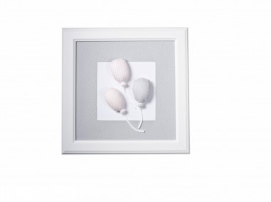 Dekorativer Rahmen - Azurblaues Boot