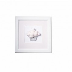 Moldura decorativa - pirulito rosa