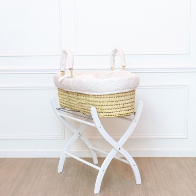 Beiger Palmen-Stubenwagen - Baby - von Cocon d'Amour