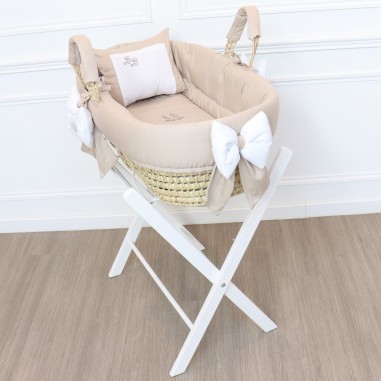Berço de palmeira taupe - BB - por Cocon d'Amour