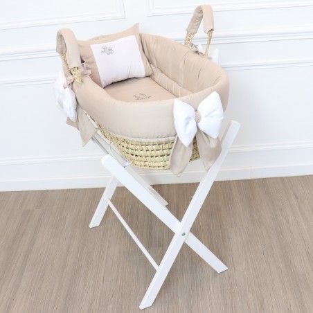 Berço de palmeira taupe - BB - por Cocon d'Amour